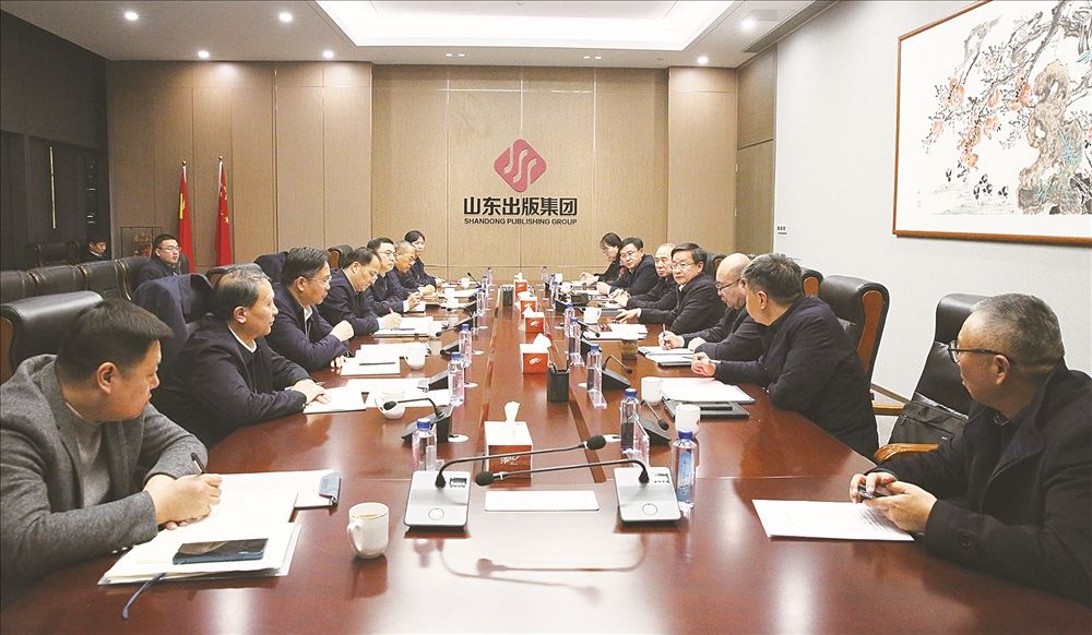 德州市委副书记、市长朱开国率队到出版集团对接洽谈